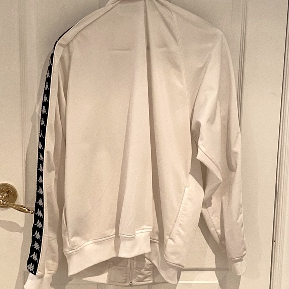 Large Kappa white& black windbreaker jacket - Picture 1 of 3